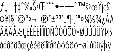 San Serif Ultra Condensed Image