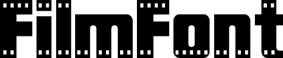 Filmfont font sample