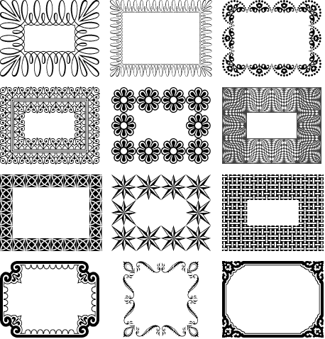 Decorative Borders 2 Samples