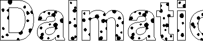 Dalmaton font sample
