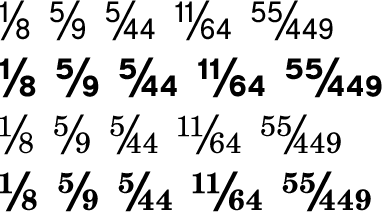 FRACTIONS SAMPLES