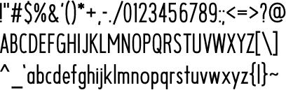 San Serif Ultra Condensed Bold Image